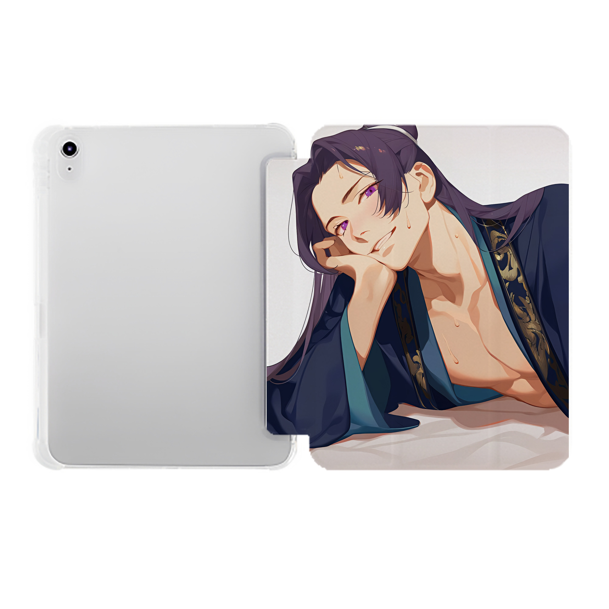 （画像用） 薬屋のひとりごと The Apothecary Diaries IPad ケース ペン収納付き 三つ折りスタンド PUレザー×シリコン 対応機種9.5/10.5/10.9インチ